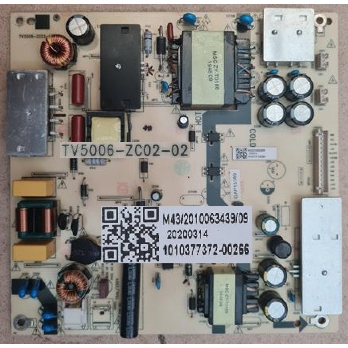 Carte D'alimentation TV5006-ZC02-02 – Compatible Haier Hitachi JVC Polaroid
